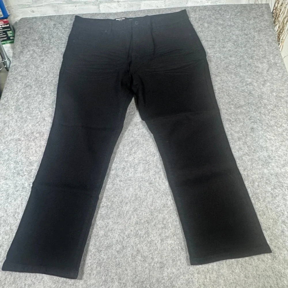 Kenneth Cole New York Mens Relaxed Fit Stretch Denim Jeans Black 40x29 NWT